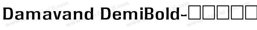 Damavand DemiBold字体转换